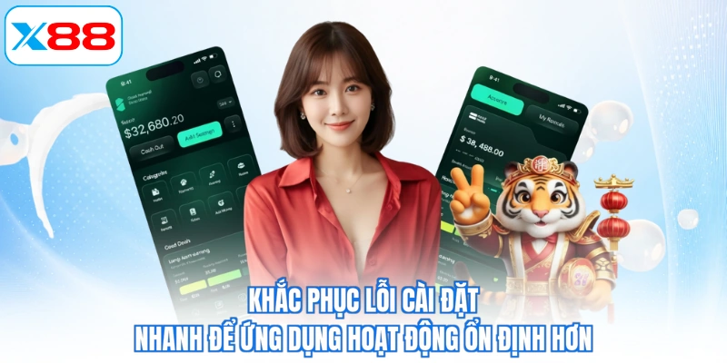 Khắc phục lỗi cài đặt nhanh để ứng dụng hoạt động ổn định hơn
